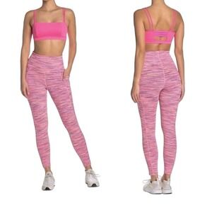 Free‎ People Movement High Waisted Workout Leggings with Pockets Athletic Pink S